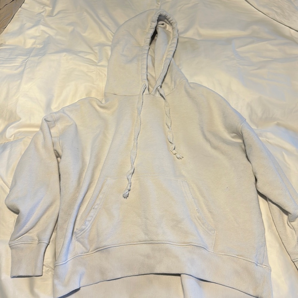 Aerie XS white/cream hoodie